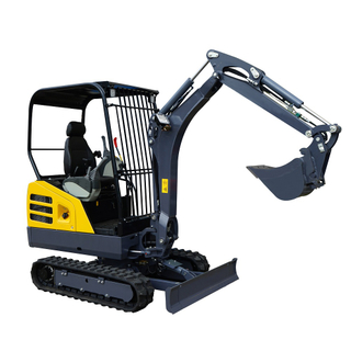 Miniexcavadora Jardín Maquinaria agrícola Excavadora de 1,8 toneladas con motor KUBOTA