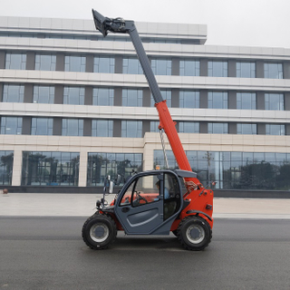 Manipulador telescópico TL875 Carretilla elevadora Telehandler con cabina y aire acondicionado